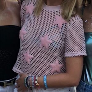 star festival mesh top